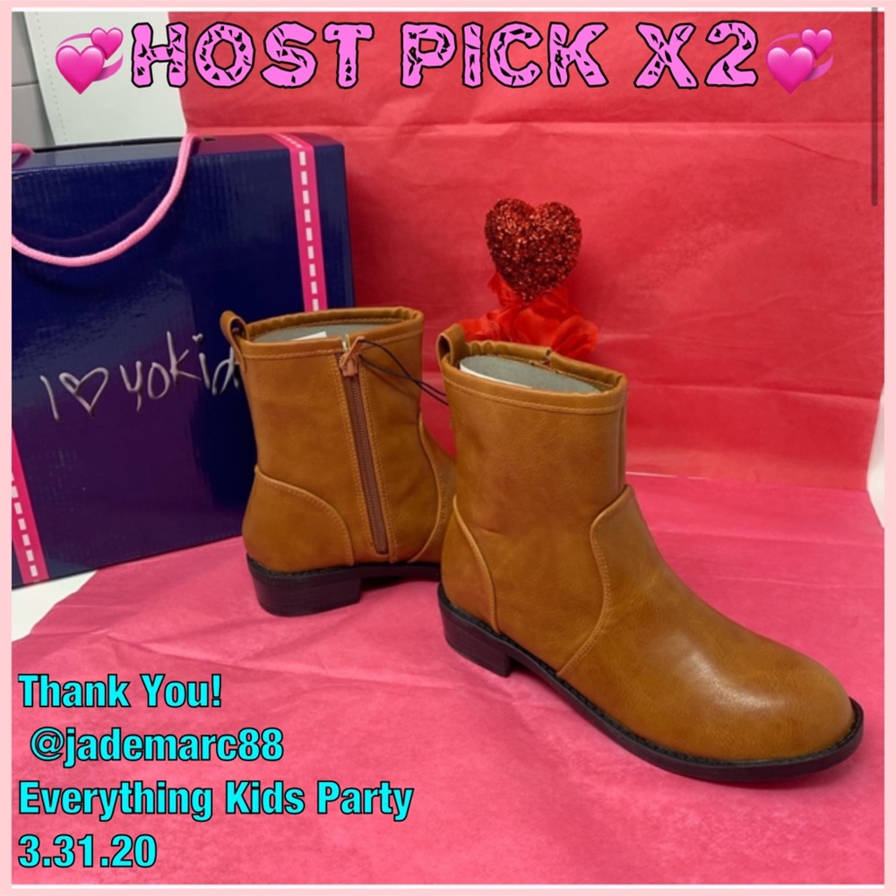 LAST 1! I Love Yo Kids Andrea-05N Brown Boots